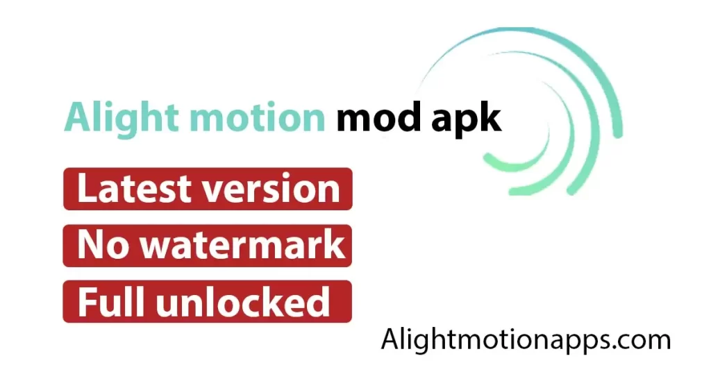 Alight motion mod apk app