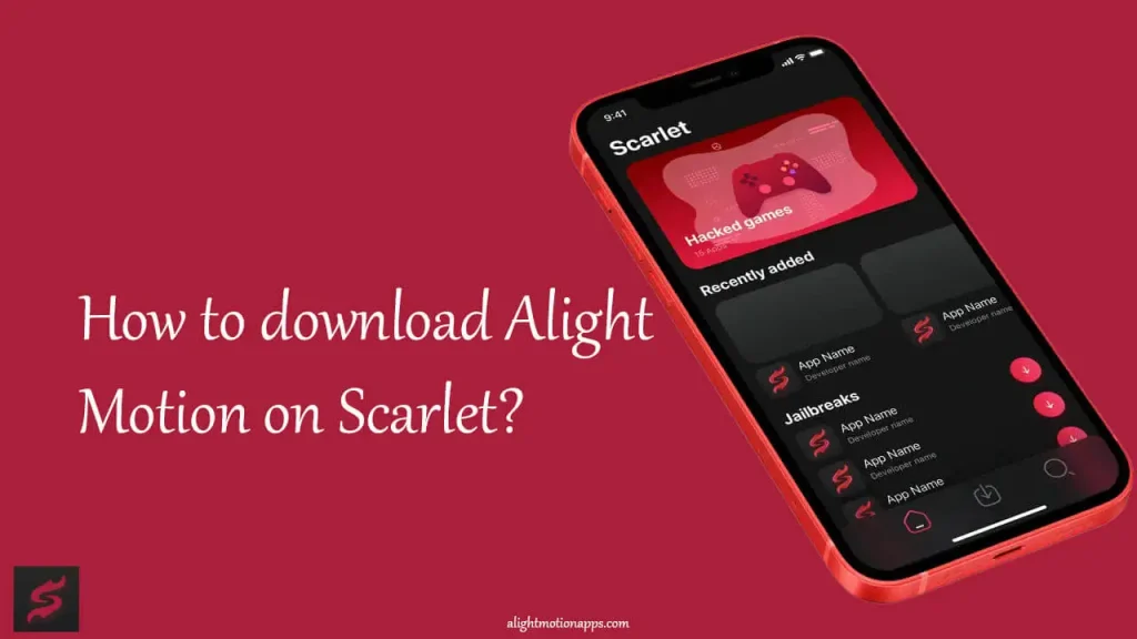 How to download Alight Motion on Scarlet